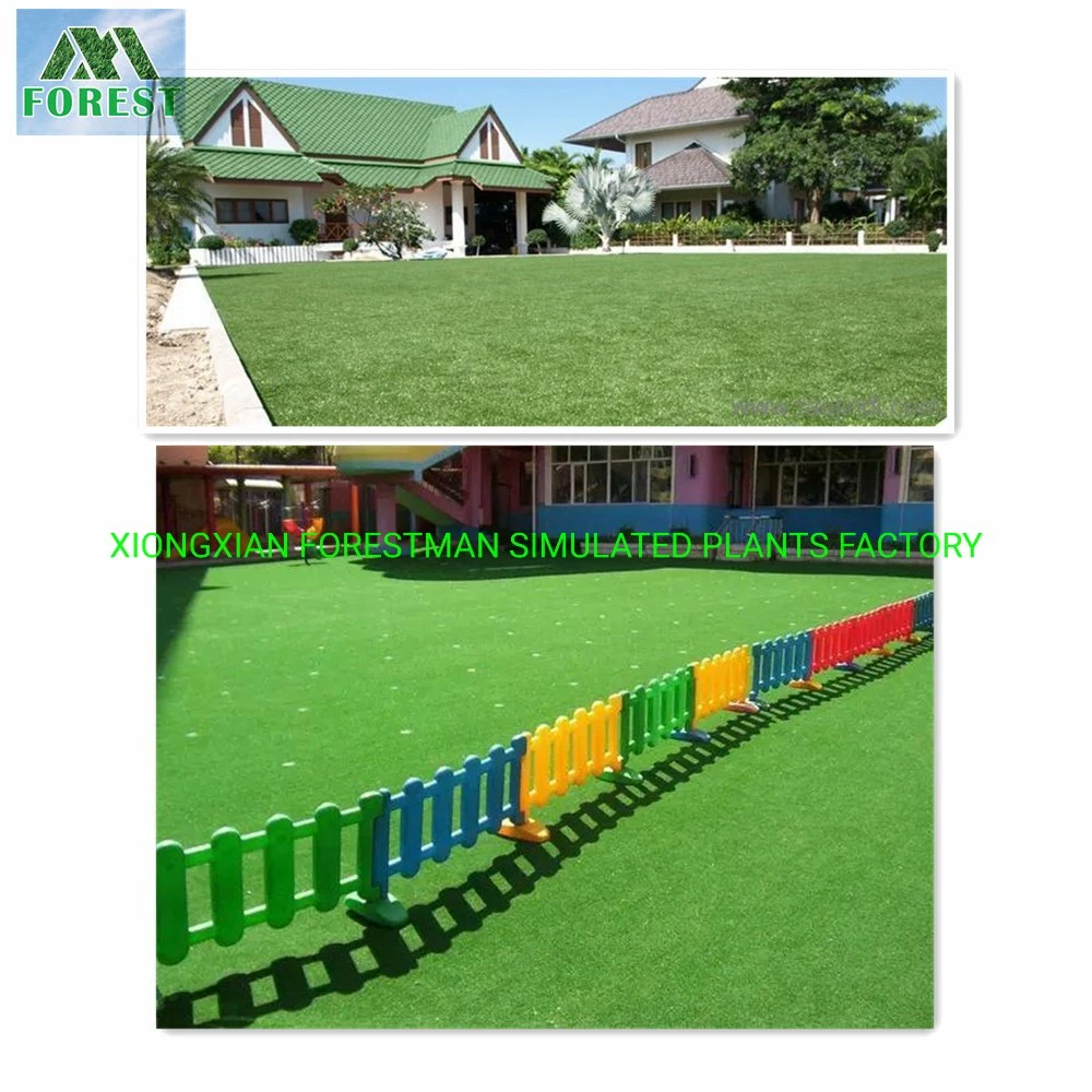 25mm Chinese Factory Decorative Landscape Fake Garden Synthetic Artificial Grass