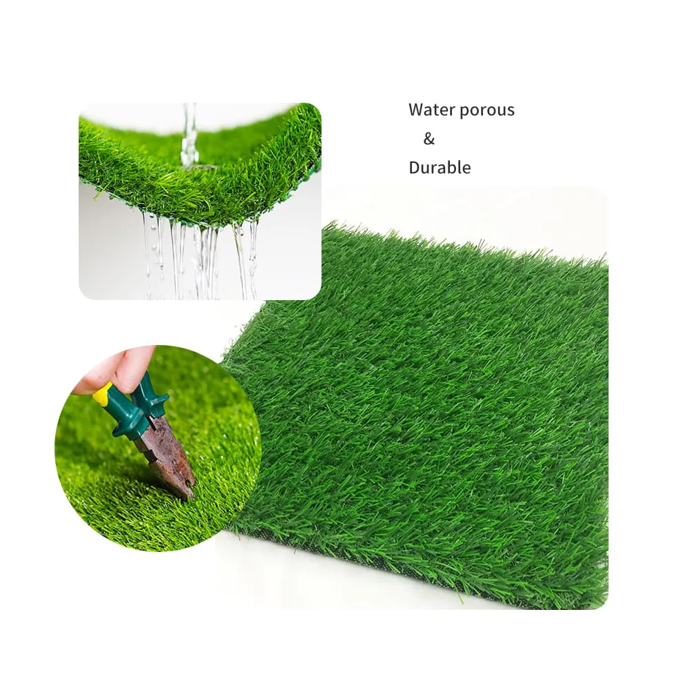 Lead Free Synthetic Grass Artificial Turf Football Grass Landscaping Beautiful Green Springy Lawn Carpet Soccer Leisure Area Courtyard Grass