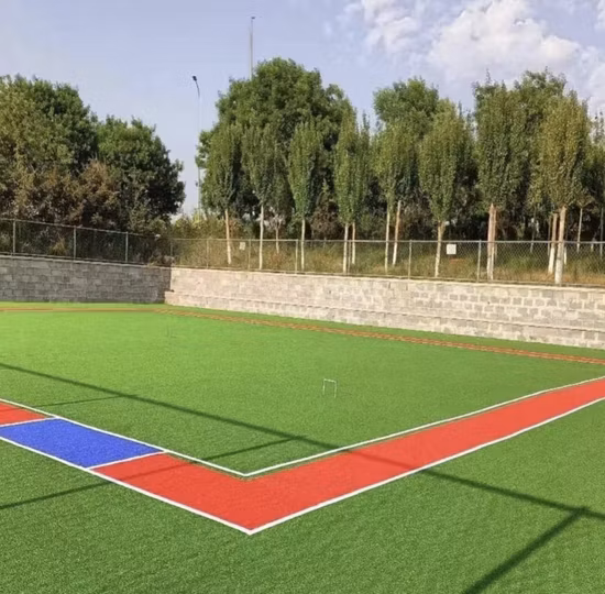 Gazon artificiel d'herbe synthétique d'aménagement paysager favorable à l'environnement de la Chine